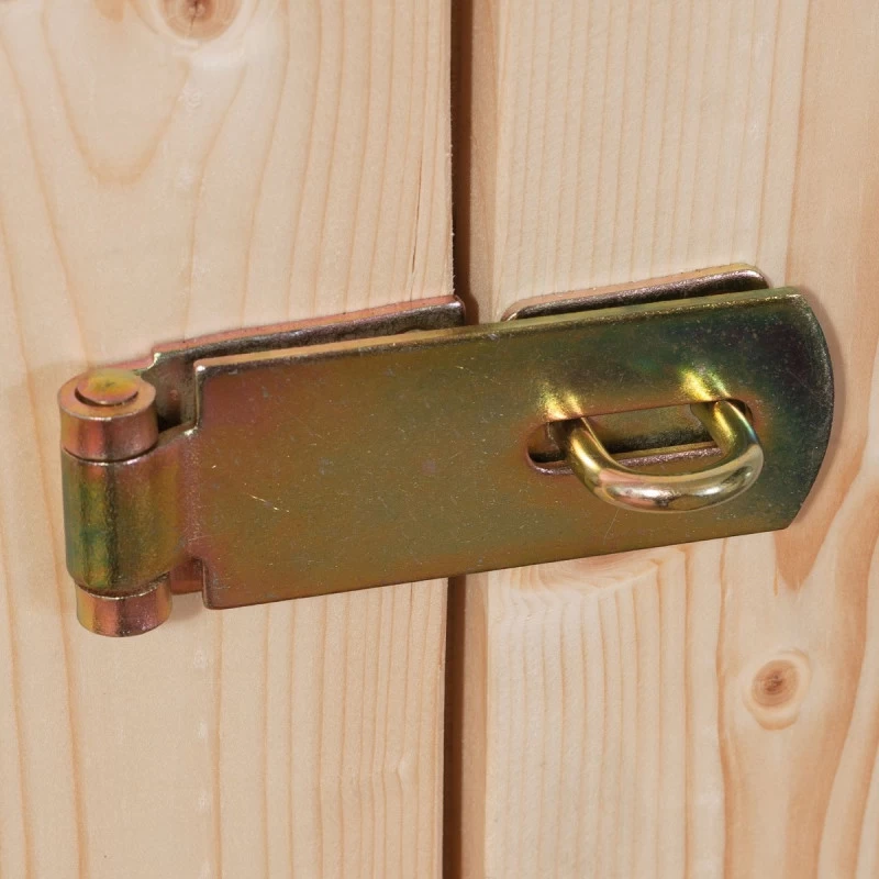 Abri De Jardin En Bois Massif 4,62m² Askola 2 Avec Appentis 240cm Et Paroi Arrière – Karibu 8 Abri De Jardin En Bois Massif 4,62m² Askola 2 Avec Appentis 240cm Et Paroi Arrière – Karibu – Image 6