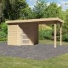 Abri De Jardin En Bois Massif 4,62m² Schwandorf 3 Avec Appentis 240cm – Karibu 2 Abri De Jardin En Bois Massif 4,62m² Schwandorf 3 Avec Appentis 240cm – Karibu -Abri De Jardin abri de jardin en bois massif 462m schwandorf 3 avec appentis 240cm woodfeeling