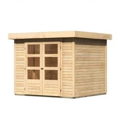Abri De Jardin En Bois Massif 5,25m² Askola 3 – Karibu -Abri De Jardin abri de jardin en bois massif 525m askola 3 woodfeeling 2