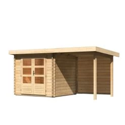 Abri De Jardin En Bois Massif 5,62m² Bastrup 2 Avec Appentis 200cm Et Paroi Arrière – Karibu 10 Abri De Jardin En Bois Massif 5,62m² Bastrup 2 Avec Appentis 200cm Et Paroi Arrière – Karibu -Abri De Jardin abri de jardin en bois massif 562m bastrup 2 avec appentis 200cm et paroi arriere woodfeeling 2