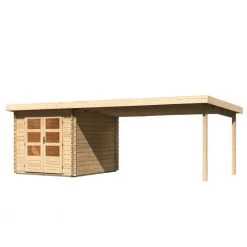 Abri De Jardin En Bois Massif 7,04m² Bastrup 4 Avec Appentis 400cm – Karibu 10 Abri De Jardin En Bois Massif 7,04m² Bastrup 4 Avec Appentis 400cm – Karibu -Abri De Jardin abri de jardin en bois massif 704m bastrup 4 avec appentis 400cm woodfeeling 2