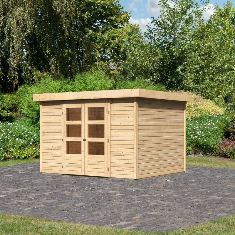 Abri De Jardin En Bois Massif 7,43m² Askola 5 – Karibu 3 Abri De Jardin En Bois Massif 7,43m² Askola 5 – Karibu