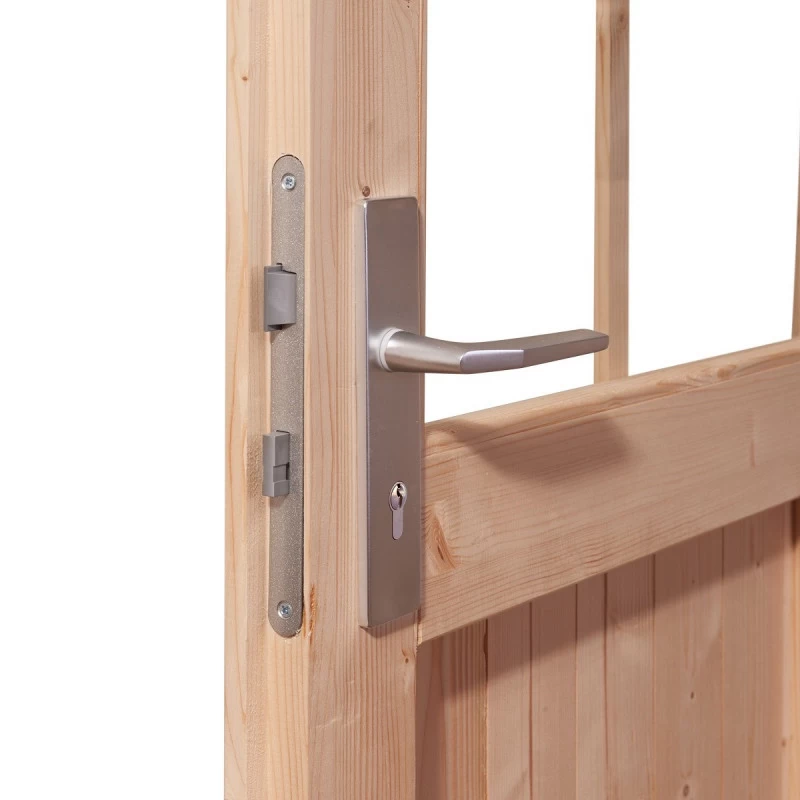 Abri De Jardin En Bois Massif 7,50m² Kastorf 6 Avec Appentis 320cm – Karibu 7 Abri De Jardin En Bois Massif 7,50m² Kastorf 6 Avec Appentis 320cm – Karibu – Image 5