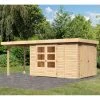 Abri De Jardin En Bois Massif 7,85m² Retola 4 Avec Armoire Intégrée Et Appentis 240cm – Karibu 1 Abri De Jardin En Bois Massif 7,85m² Retola 4 Avec Armoire Intégrée Et Appentis 240cm – Karibu -Abri De Jardin abri de jardin en bois massif 785m retola 4 avec armoire integree et appentis 240cm woodfeeling
