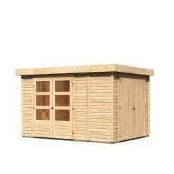 Abri De Jardin En Bois Massif 7,85m² Retola 4 Avec Armoire Intégrée – Karibu 10 Abri De Jardin En Bois Massif 7,85m² Retola 4 Avec Armoire Intégrée – Karibu -Abri De Jardin abri de jardin en bois massif 785m retola 4 avec armoire integree woodfeeling 2