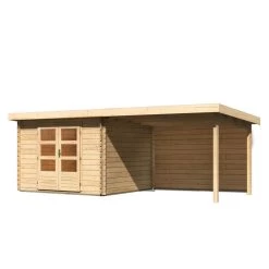 Abri De Jardin En Bois Massif 8,82m² Bastrup 5 Avec Appentis 300cm Et Paroi Arrière – Karibu 10 Abri De Jardin En Bois Massif 8,82m² Bastrup 5 Avec Appentis 300cm Et Paroi Arrière – Karibu -Abri De Jardin abri de jardin en bois massif 882m bastrup 5 avec appentis 300cm et paroi arriere woodfeeling 2