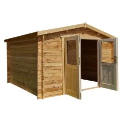 Abri De Jardin En Bois Massif 9m² PRIMO - Madriers 28mm Gardy Shelter 11 Abri De Jardin En Bois Massif 9m² PRIMO - Madriers 28mm Gardy Shelter -Abri De Jardin abri de jardin en bois massif 9m primo madriers 28mm gardy shelter 3