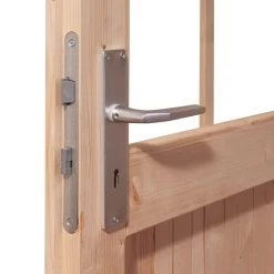 Abri De Jardin En Bois Massif Anthracite 10,60m² Bastrup 7 Avec Appentis 300cm Et Paroi Arrière – Karibu -Abri De Jardin abri de jardin en bois massif anthracite 1060m bastrup 7 avec appentis 300cm et paroi arriere woodfeeling 5