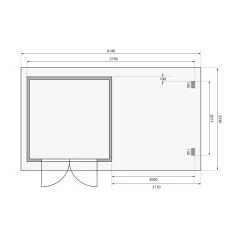 Abri De Jardin En Bois Massif Anthracite 8,82m² Bastrup 5 Avec Appentis 300cm Et Paroi Arrière – Karibu 10 Abri De Jardin En Bois Massif Anthracite 8,82m² Bastrup 5 Avec Appentis 300cm Et Paroi Arrière – Karibu -Abri De Jardin abri de jardin en bois massif anthracite 882m bastrup 5 avec appentis 300cm et paroi arriere woodfeeling 2