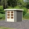 Abri De Jardin En Bois Massif Gris Terre 4,62m² Askola 2 – Karibu -Abri De Jardin abri de jardin en bois massif gris terre 462m askola 2 woodfeeling