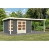 Abri De Jardin En Bois Massif Gris Terre 8,88m² Kastorf 7 Avec Appentis 320cm – Karibu 2 Abri De Jardin En Bois Massif Gris Terre 8,88m² Kastorf 7 Avec Appentis 320cm – Karibu -Abri De Jardin abri de jardin en bois massif gris terre 888m kastorf 7 avec appentis 320cm karibu