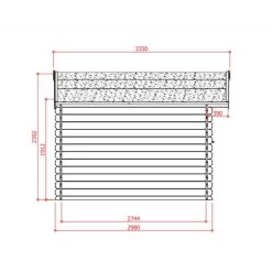 Abri De Jardin En Bois Traité Autoclave 28mm Chimay Porte Double 10,67m² - SOLID -Abri De Jardin abri de jardin en bois traite autoclave 28mm chimay porte double 1067m solid 2