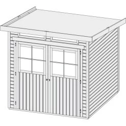 Abri De Jardin En Bois Vitrifié Gris 19mm 4.62m² Glücksburg 3 - Karibu 11 Abri De Jardin En Bois Vitrifié Gris 19mm 4.62m² Glücksburg 3 - Karibu -Abri De Jardin abri de jardin en bois vitrifie gris 19mm 462m glucksburg 3 karibu 3