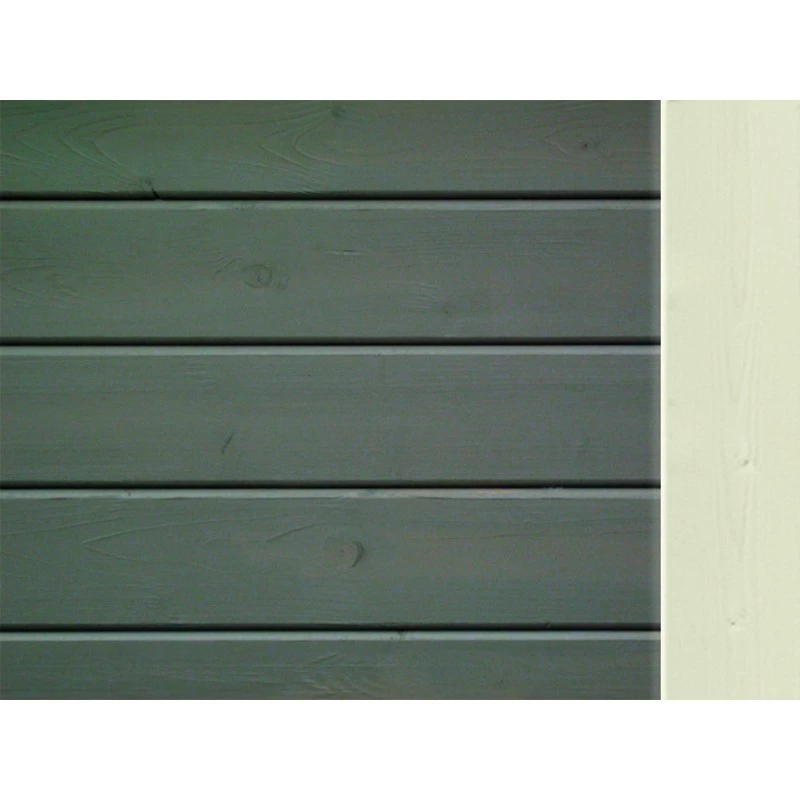 Abri De Jardin En Bois Vitrifié Gris 19mm Qubic 6.05m² - Karibu 8 Abri De Jardin En Bois Vitrifié Gris 19mm Qubic 6.05m² - Karibu – Image 6