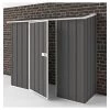 Abri De Jardin En Métal Colorbond Gris Compact 1,70m² EASYSHED -Abri De Jardin abri de jardin en metal colorbond gris compact 170m easyshed