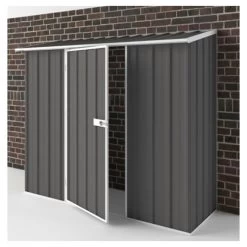 Abri De Jardin En Métal Colorbond Gris Compact 1,70m² EASYSHED