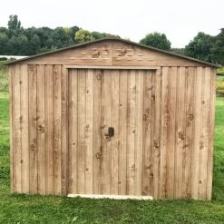 Abri De Jardin En Métal Imitation Bois 4,78m² - DURAMAX -Abri De Jardin abri de jardin en metal imitation bois 475m duramax 1 2