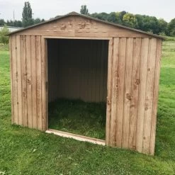 Abri De Jardin En Métal Imitation Bois 4,78m² - DURAMAX -Abri De Jardin abri de jardin en metal imitation bois 475m duramax 1 3