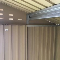 Abri De Jardin En Métal Imitation Bois 7,80m² - DURAMAX + Kit D'ancrage -Abri De Jardin abri de jardin en metal imitation bois 775m duramax 5