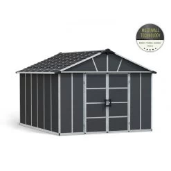 Abri De Jardin En Polycarbonate 11,7m² Avec Plancher YUKON - Palram - Canopia -Abri De Jardin abri de jardin en polycarbonate 117m avec plancher yukon palram 2