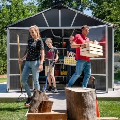 Abri De Jardin En Polycarbonate 11,7m² Avec Plancher YUKON - Palram - Canopia -Abri De Jardin abri de jardin en polycarbonate 117m avec plancher yukon palram 4