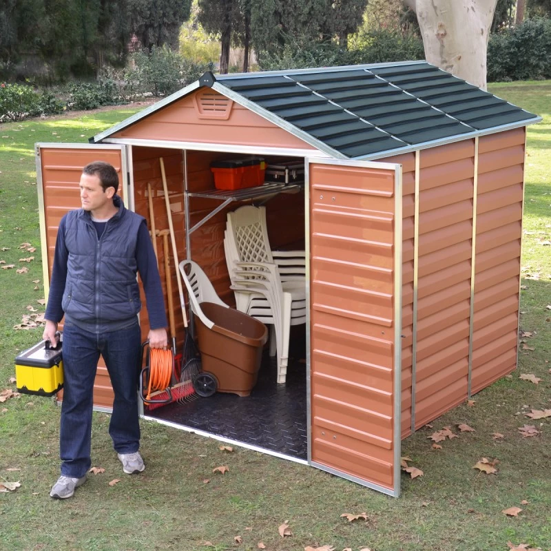 Abri De Jardin En Polycarbonate 3,97m² Skylight Amber - Palram - Canopia 3 Abri De Jardin En Polycarbonate 3,97m² Skylight Amber - Palram - Canopia