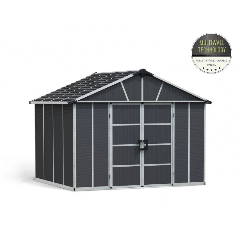 Abri De Jardin En Polycarbonate 7,9m² Sans Plancher YUKON - Palram - Canopia 4 Abri De Jardin En Polycarbonate 7,9m² Sans Plancher YUKON - Palram - Canopia – Image 2