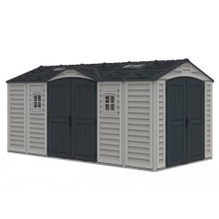Abri De Jardin En PVC 11,95m² DarkGrey Apex + Kit De Fondation DURAMAX 12 Abri De Jardin En PVC 11,95m² DarkGrey Apex + Kit De Fondation DURAMAX -Abri De Jardin abri de jardin en pvc 1195m darkgrey apex duramax kit de fondation 4