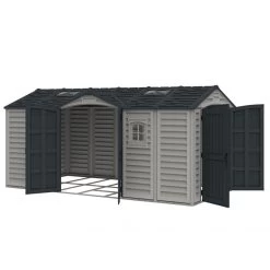 Abri De Jardin En PVC 11,95m² DarkGrey Apex + Kit De Fondation DURAMAX 13 Abri De Jardin En PVC 11,95m² DarkGrey Apex + Kit De Fondation DURAMAX -Abri De Jardin abri de jardin en pvc 1195m darkgrey apex duramax kit de fondation 5