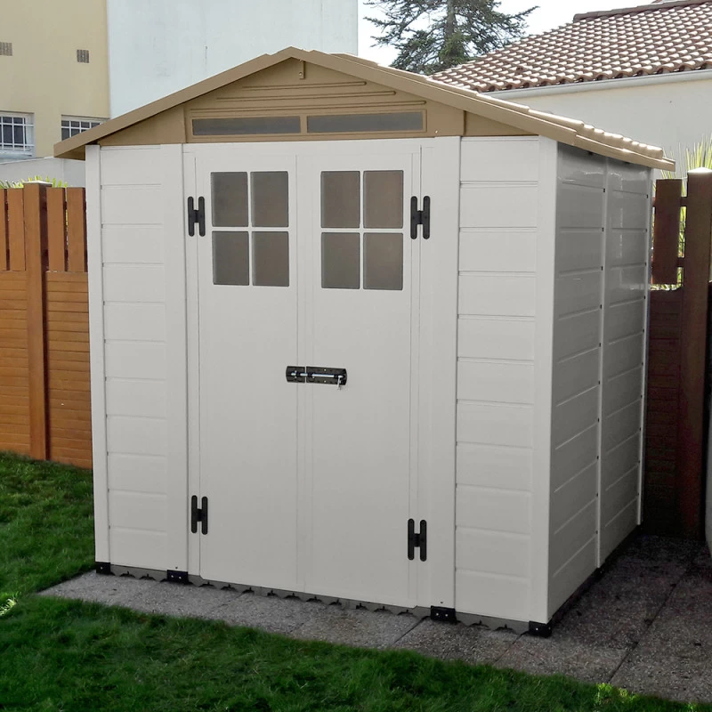 Abri De Jardin En PVC 3,98m² Avec Plancher Evo Tuscany 200 – Garofalo 4 Abri De Jardin En PVC 3,98m² Avec Plancher Evo Tuscany 200 – Garofalo – Image 2