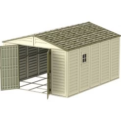 Abri De Jardin En PVC WoodStyle Premium 13,12m² Duramax -Abri De Jardin abri de jardin en pvc woodstyle premium 1312m duramax 3