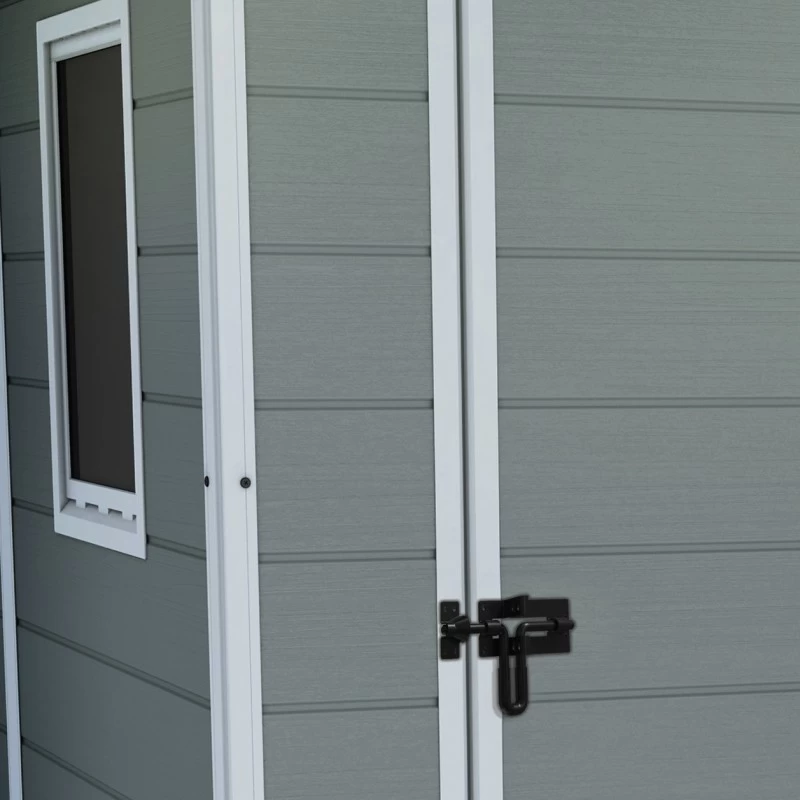 Abri De Jardin En Résine 2,5m² Premium 46 S Gris Clair + Plancher - Keter 8 Abri De Jardin En Résine 2,5m² Premium 46 S Gris Clair + Plancher - Keter – Image 6