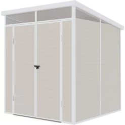 Abri De Jardin En Résine 3,24m² Beige Toit Monopente Skylight + Plancher - Jobu 13 Abri De Jardin En Résine 3,24m² Beige Toit Monopente Skylight + Plancher - Jobu -Abri De Jardin abri de jardin en resine 324m beige toit monopente skylight plancher jobu 5