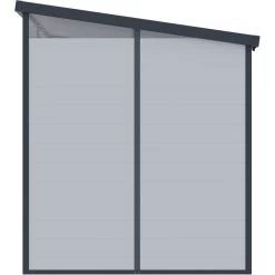 Abri De Jardin En Résine 3,24m² Gris Clair Toit Monopente Skylight + Plancher - Jobu 12 Abri De Jardin En Résine 3,24m² Gris Clair Toit Monopente Skylight + Plancher - Jobu -Abri De Jardin abri de jardin en resine 324m gris clair toit plat skylight plancher jobu 4