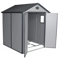 Abri De Jardin En Résine Gris 3,65m² + Kit De Fondation - JOBU 11 Abri De Jardin En Résine Gris 3,65m² + Kit De Fondation - JOBU -Abri De Jardin abri de jardin en resine gris 365m kit de fondation jobu 3