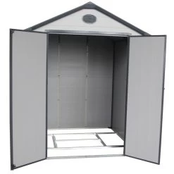 Abri De Jardin En Résine Gris 3,65m² + Kit De Fondation - JOBU 12 Abri De Jardin En Résine Gris 3,65m² + Kit De Fondation - JOBU -Abri De Jardin abri de jardin en resine gris 365m kit de fondation jobu 4