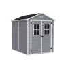 Abri De Jardin En Résine Gris Clair 4,4m² Premium 86 DPF + Plancher Keter 1 Abri De Jardin En Résine Gris Clair 4,4m² Premium 86 DPF + Plancher Keter -Abri De Jardin abri de jardin en resine gris clair 44m premium 86 dpf plancher keter