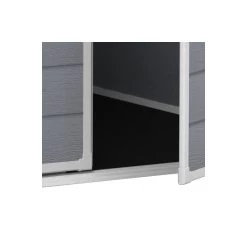 Abri De Jardin En Résine Gris Clair 4,4m² Premium 86 DPF + Plancher Keter -Abri De Jardin abri de jardin en resine gris clair 44m premium 86 dpf plancher keter 3