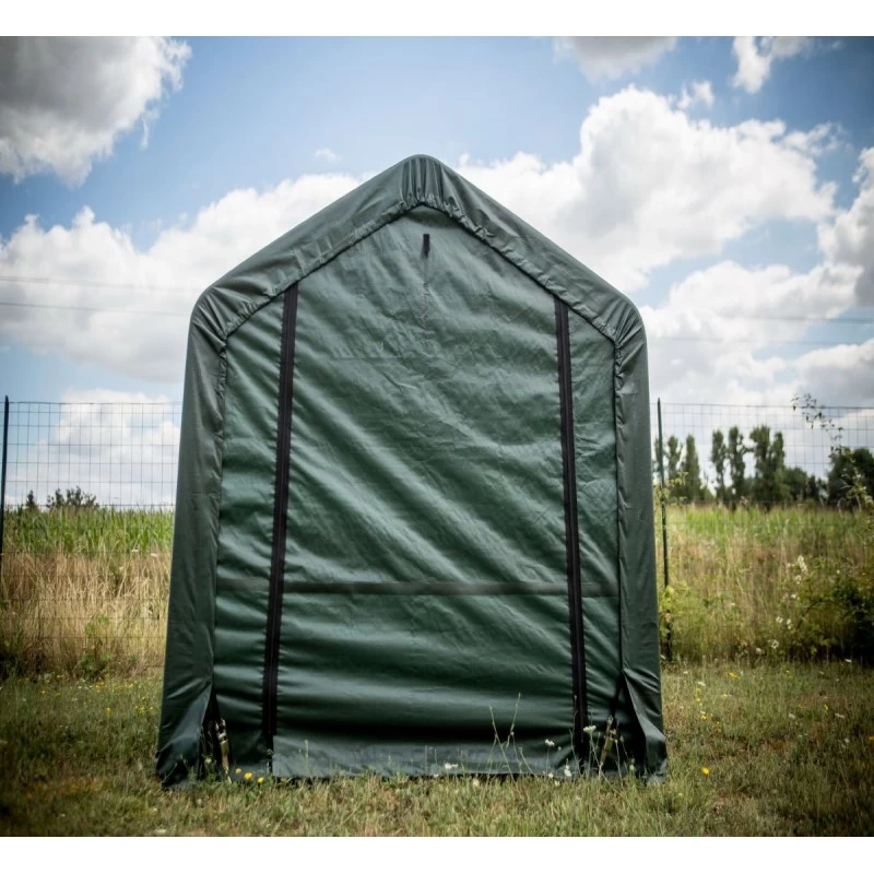 Abri De Jardin En Toile Renforcée Verte Toit 2 Pentes 3,35m² HABRITA 4 Abri De Jardin En Toile Renforcée Verte Toit 2 Pentes 3,35m² HABRITA – Image 2