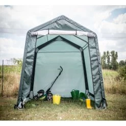 Abri De Jardin En Toile Renforcée Verte Toit 2 Pentes 9,30m² HABRITA -Abri De Jardin abri de jardin en toile renforcee verte toit 2 pentes 930m habrita 3