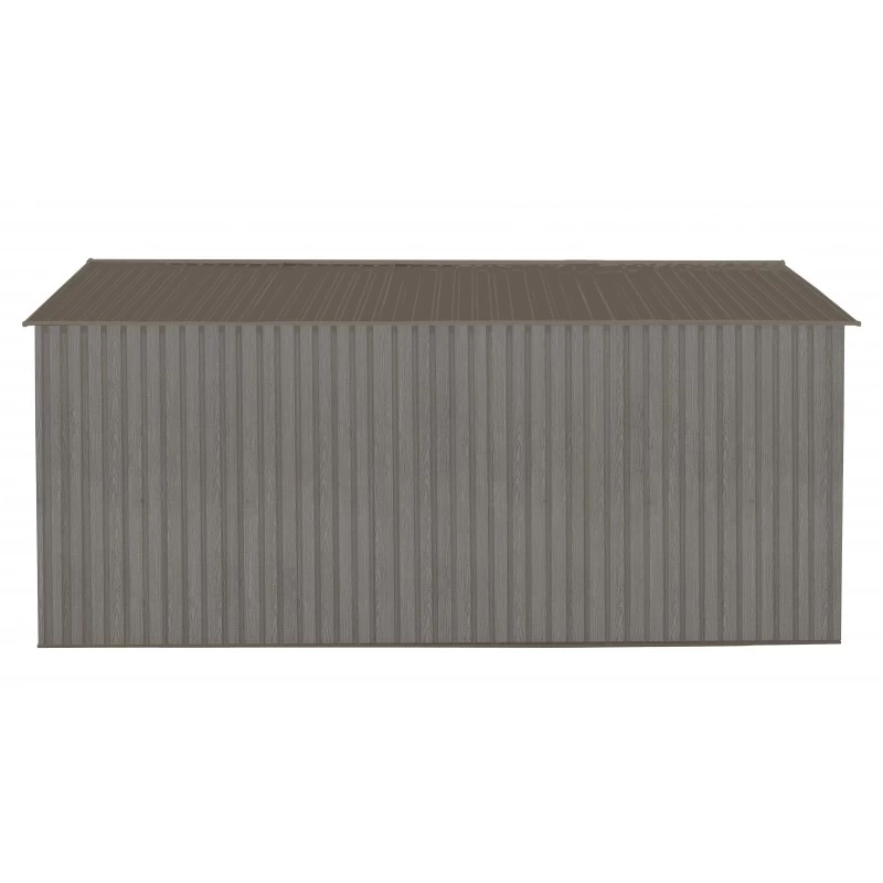 Abri De Jardin Métal 13,51m² Imitation Bois Vieilli 6 Abri De Jardin Métal 13,51m² Imitation Bois Vieilli – Image 4