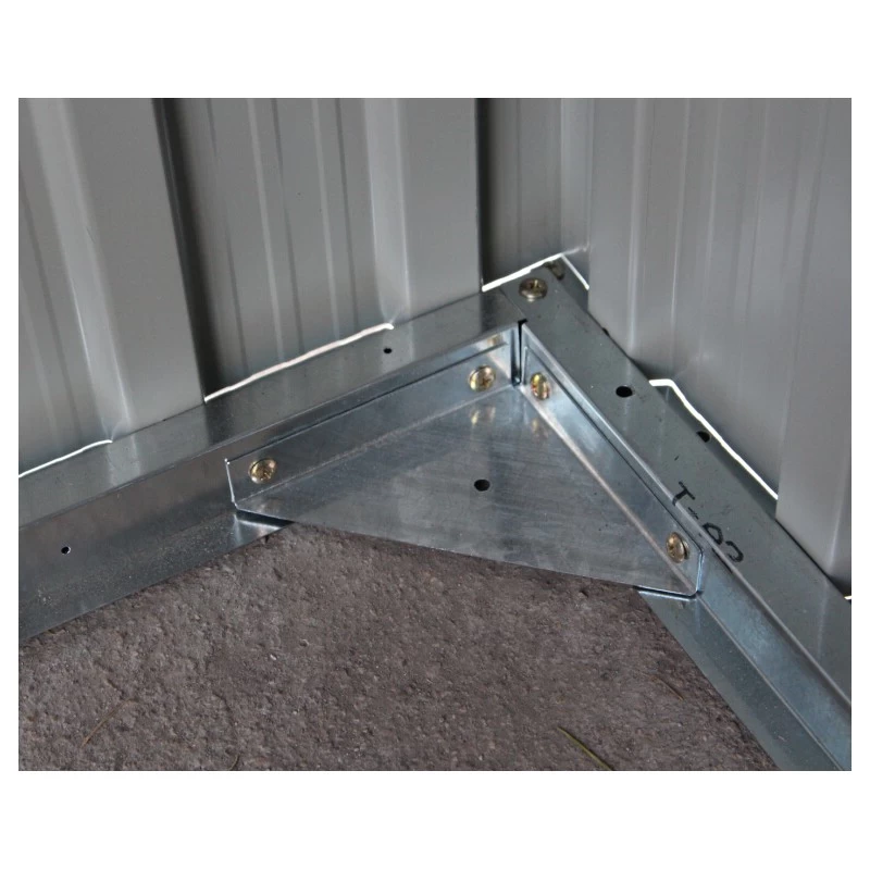 Abri De Jardin Métal 13m² PLUS Anthracite + Kit D'ancrage X-METAL 8 Abri De Jardin Métal 13m² PLUS Anthracite + Kit D'ancrage X-METAL – Image 6