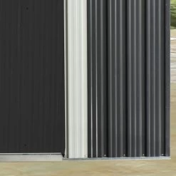 Abri De Jardin Métal 5,64m² Skylight Anthracite + Kit D'ancrage X-METAL -Abri De Jardin abri de jardin metal 562m skylight anthracite kit d ancrage x metal 3