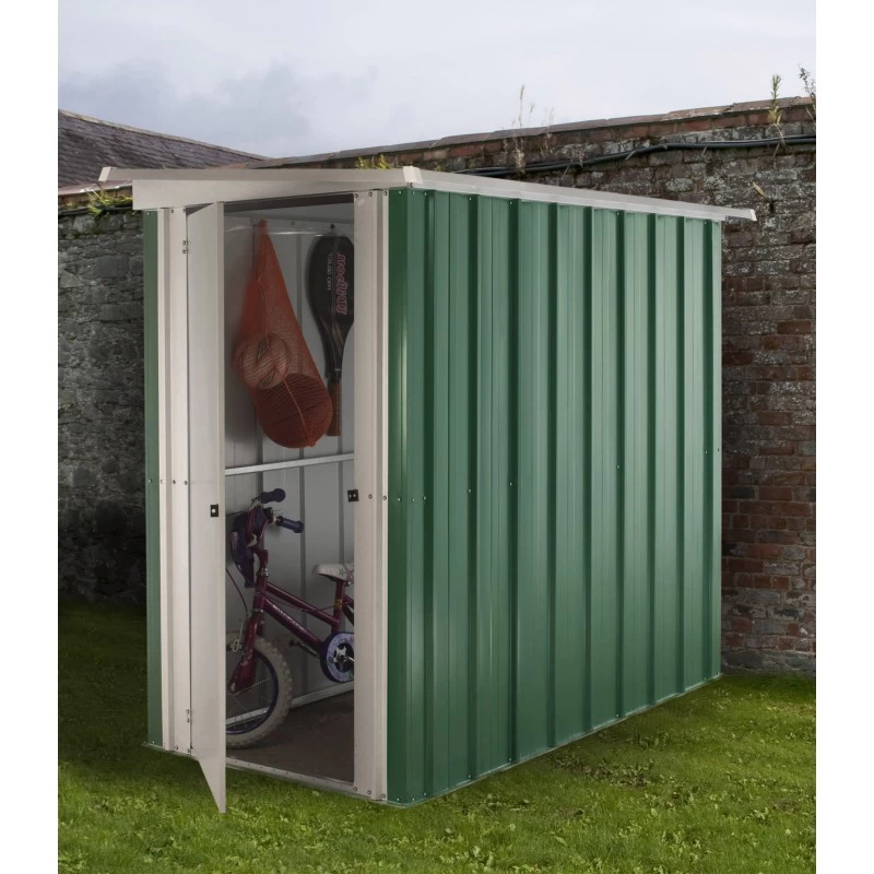 Abri De Jardin Métal Galvanisé Vert 1,90m² + Kit D'ancrage Inclus - YARDMASTER 5 Abri De Jardin Métal Galvanisé Vert 1,90m² + Kit D'ancrage Inclus - YARDMASTER – Image 3