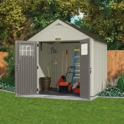 Abri De Jardin Polyéthylène 35mm 5,53m² Woodgrain + Plancher SUNCAST 10 Abri De Jardin Polyéthylène 35mm 5,53m² Woodgrain + Plancher SUNCAST -Abri De Jardin abri de jardin polyethylene 35mm 553m woodgrain plancher suncast 2