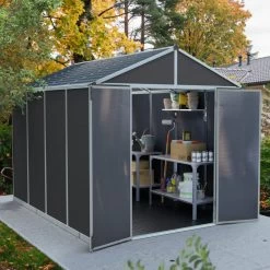 Abri De Jardin RUBICON 7,2m² En Aluminium Et Polycarbonate - Palram - Canopia -Abri De Jardin abri de jardin rubicon 237x303cm en aluminium et polycarbonate palram canopia 2