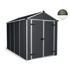 Abri De Jardin RUBICON 5,6m² En Aluminium Et Polycarbonate - Palram - Canopia -Abri De Jardin abri de jardin rubicon 56m en aluminium et polycarbonate palram 1 2