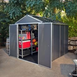 Abri De Jardin RUBICON 5,6m² En Aluminium Et Polycarbonate - Palram - Canopia -Abri De Jardin abri de jardin rubicon 56m en aluminium et polycarbonate palram 1 3