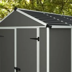 Abri De Jardin RUBICON 5,6m² En Aluminium Et Polycarbonate - Palram - Canopia -Abri De Jardin abri de jardin rubicon 56m en aluminium et polycarbonate palram 1 5