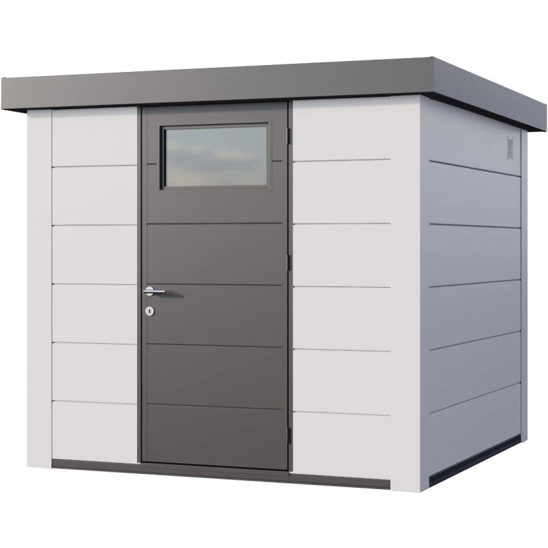 Abri En Acier Galvanisé Blanc 5,7m² Eleganto 2424 Telluria 4 Abri En Acier Galvanisé Blanc 5,7m² Eleganto 2424 Telluria – Image 2